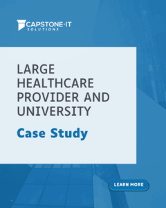 1 Large Healthcare Provider Case Study